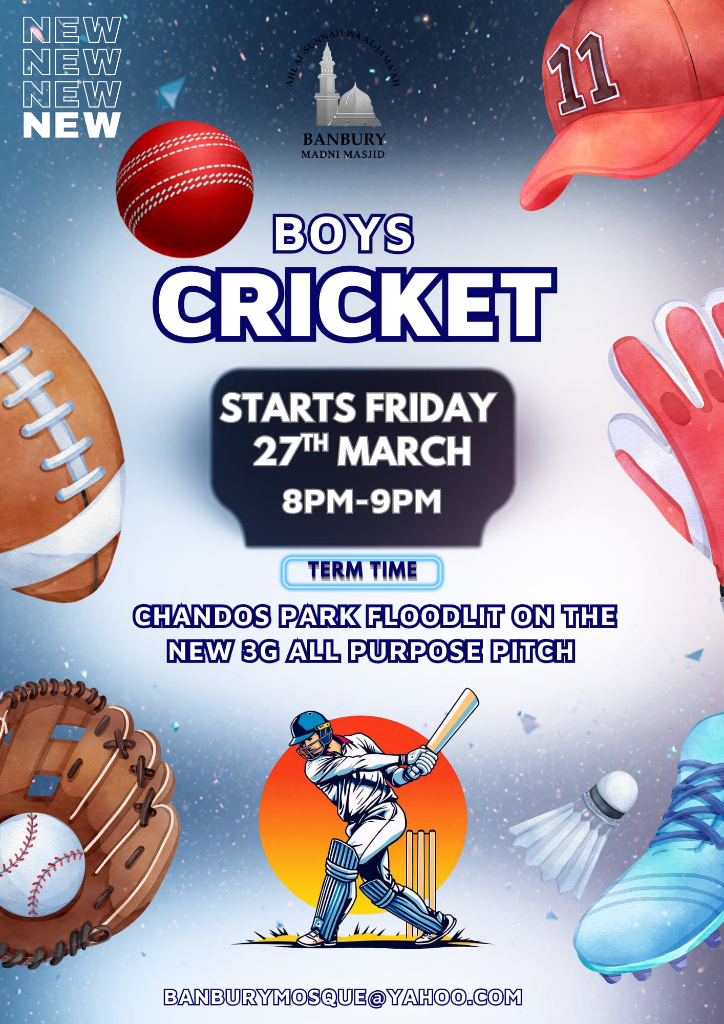 Boys Cricket Session