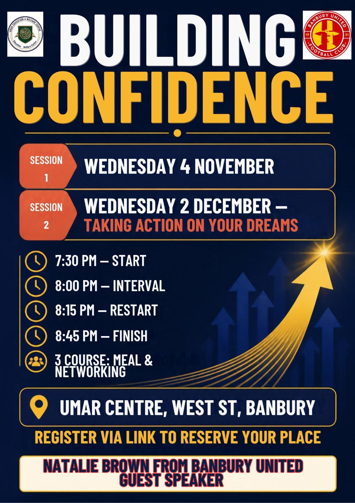 Building Confidence Sessions | Banbury Madni Masjid