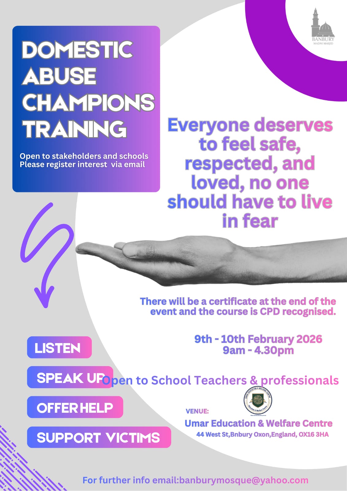 Domestic Abuse Champions Training