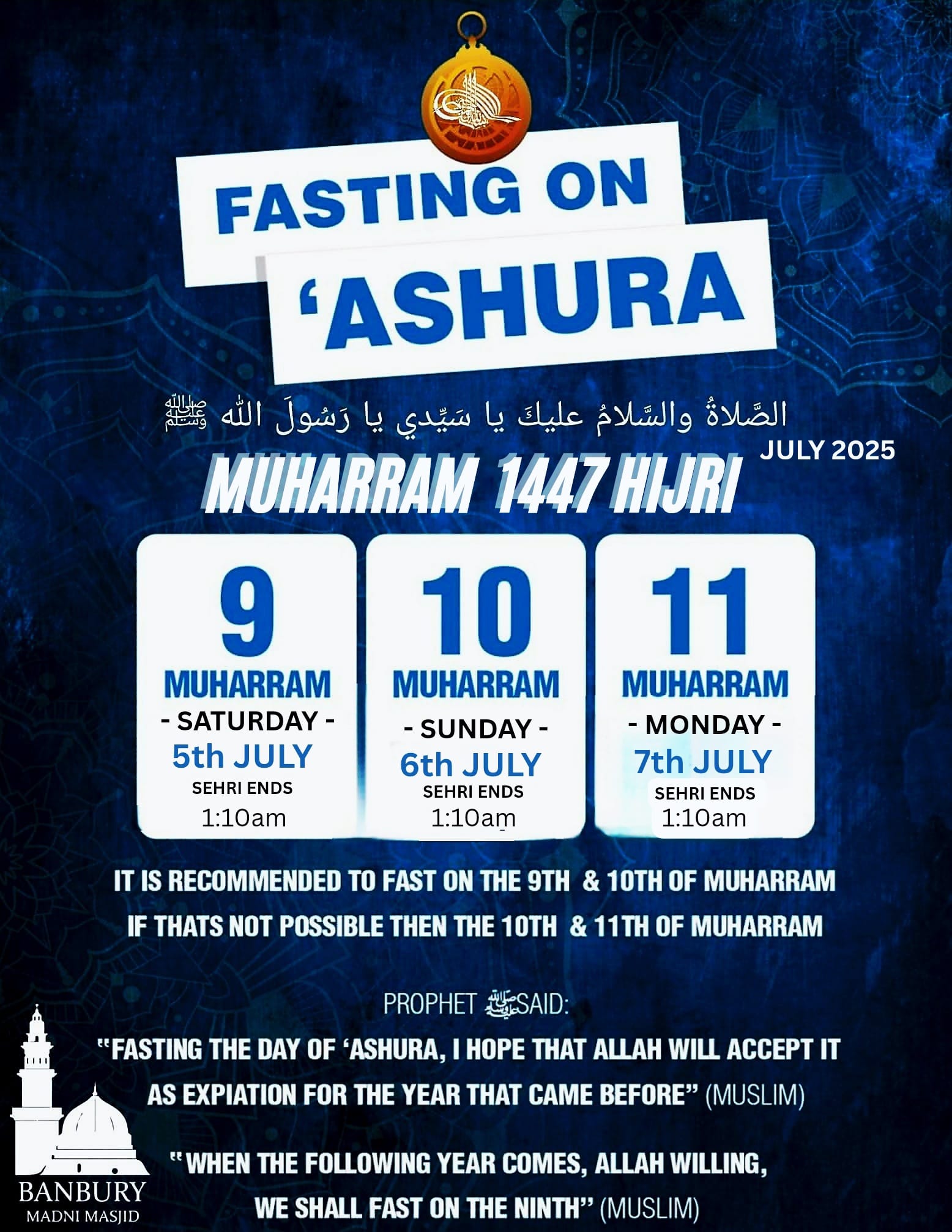 Fasting on Ashura