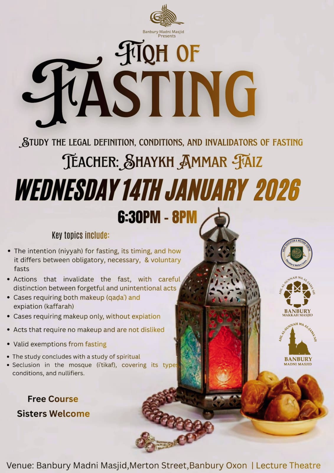 Fiqh of Fasting Event