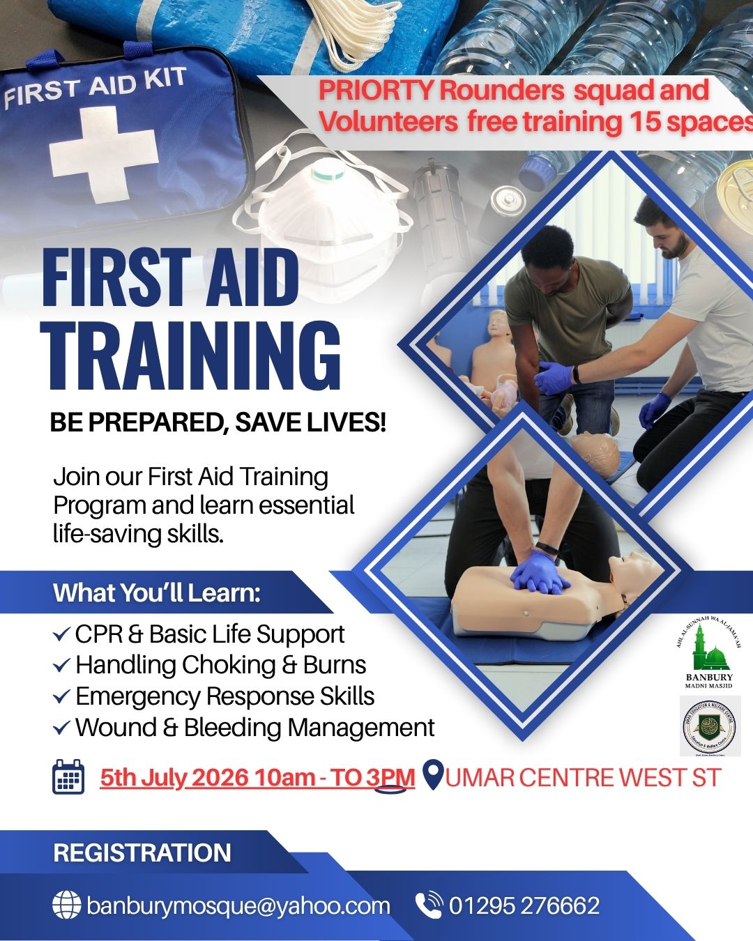 First Aid Training Event