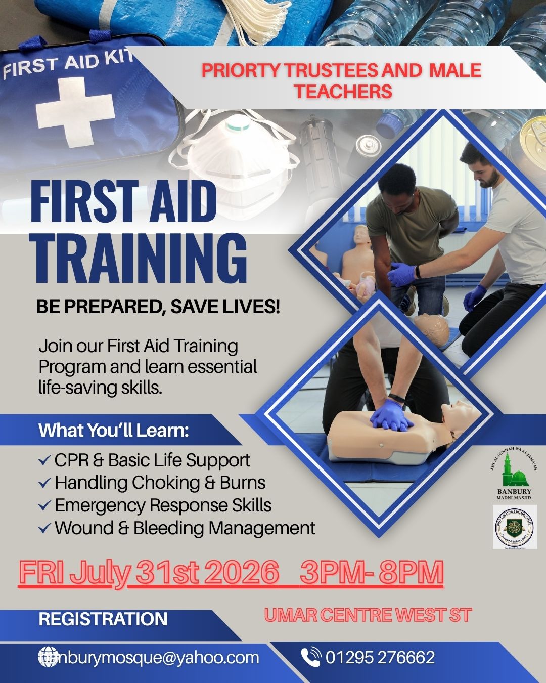 First Aid Training Event