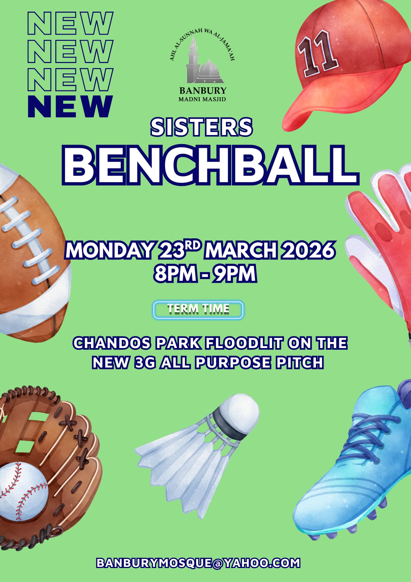 Ladies Benchball Session | Chandos Park | BMM Event