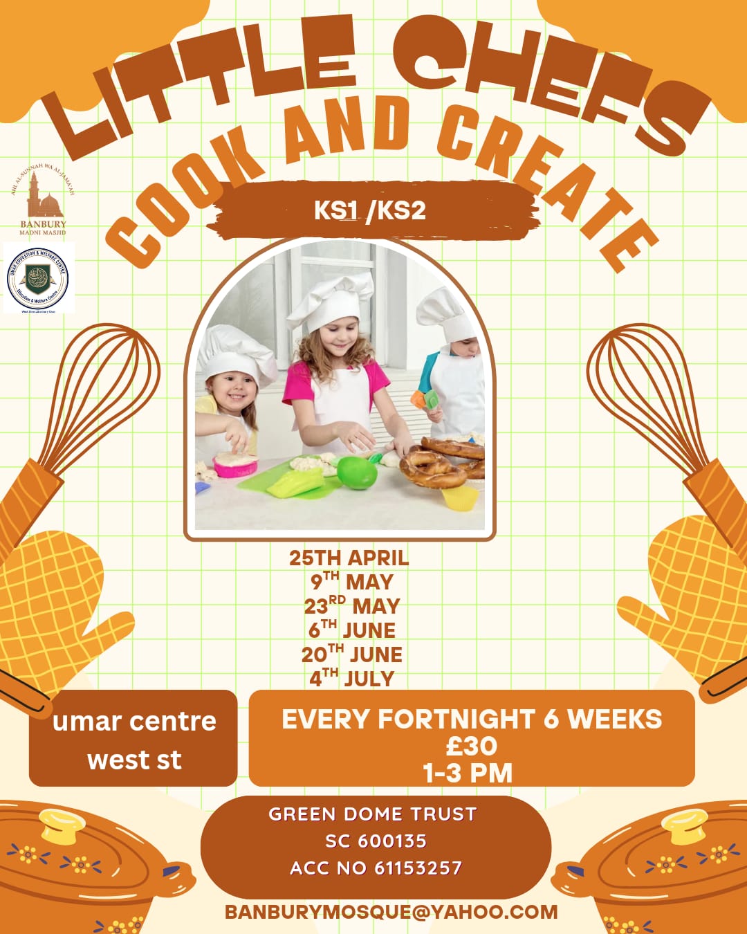 Little Chefs Cook & Create KS1 & KS2 | BMM Event