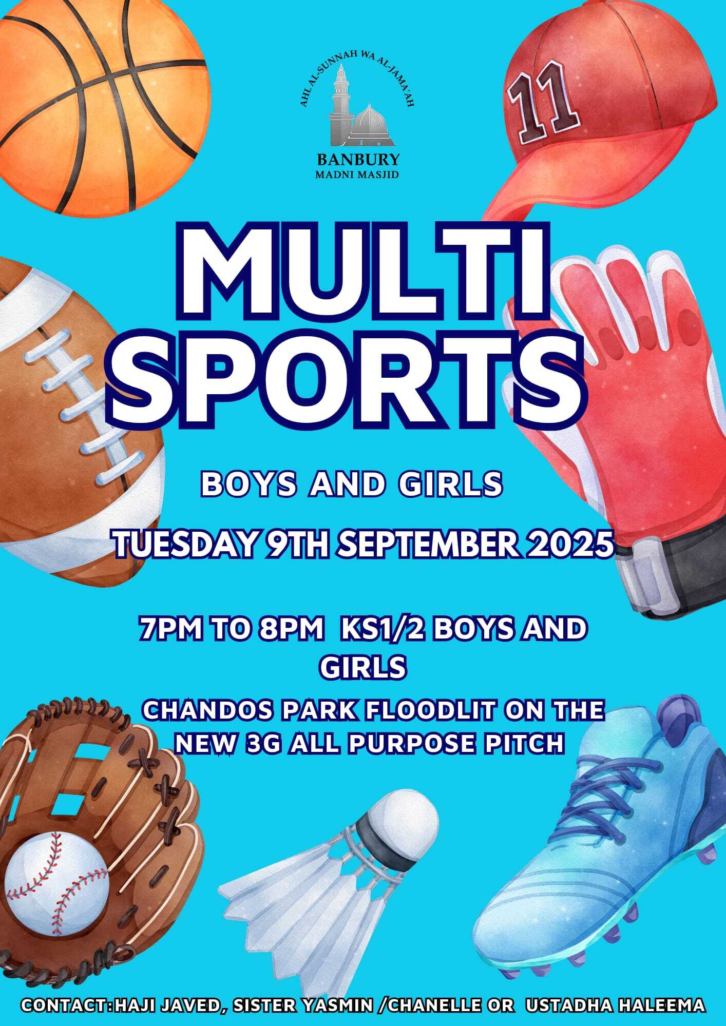 Multi Sports session for KS1/KS2 at Chandos Park, Banbury