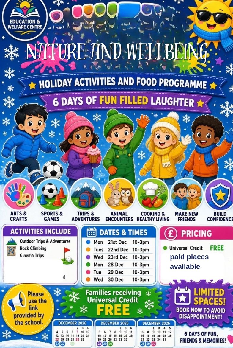 Nature & Wellbeing Holiday Activities in Banbury | Banbury Madni Masjid