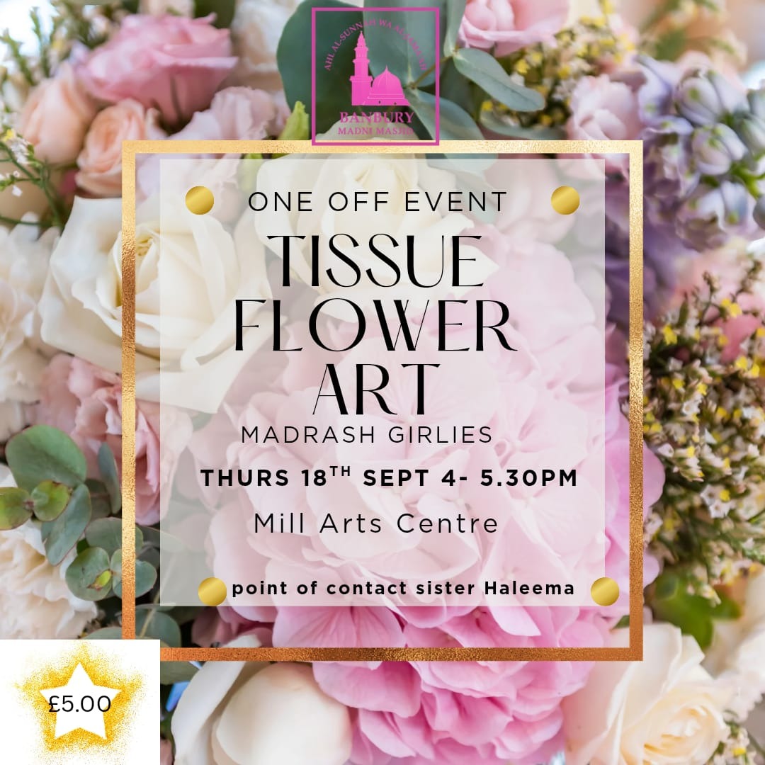 Tissue Flower Art Workshop