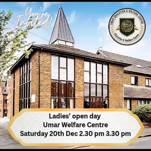 Umar Welfare Centre Ladies’ Open Day