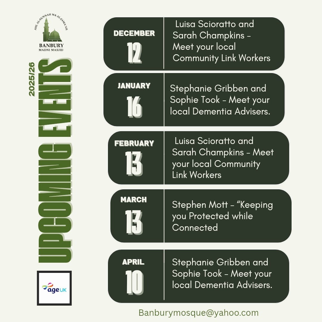 Upcoming Community Events