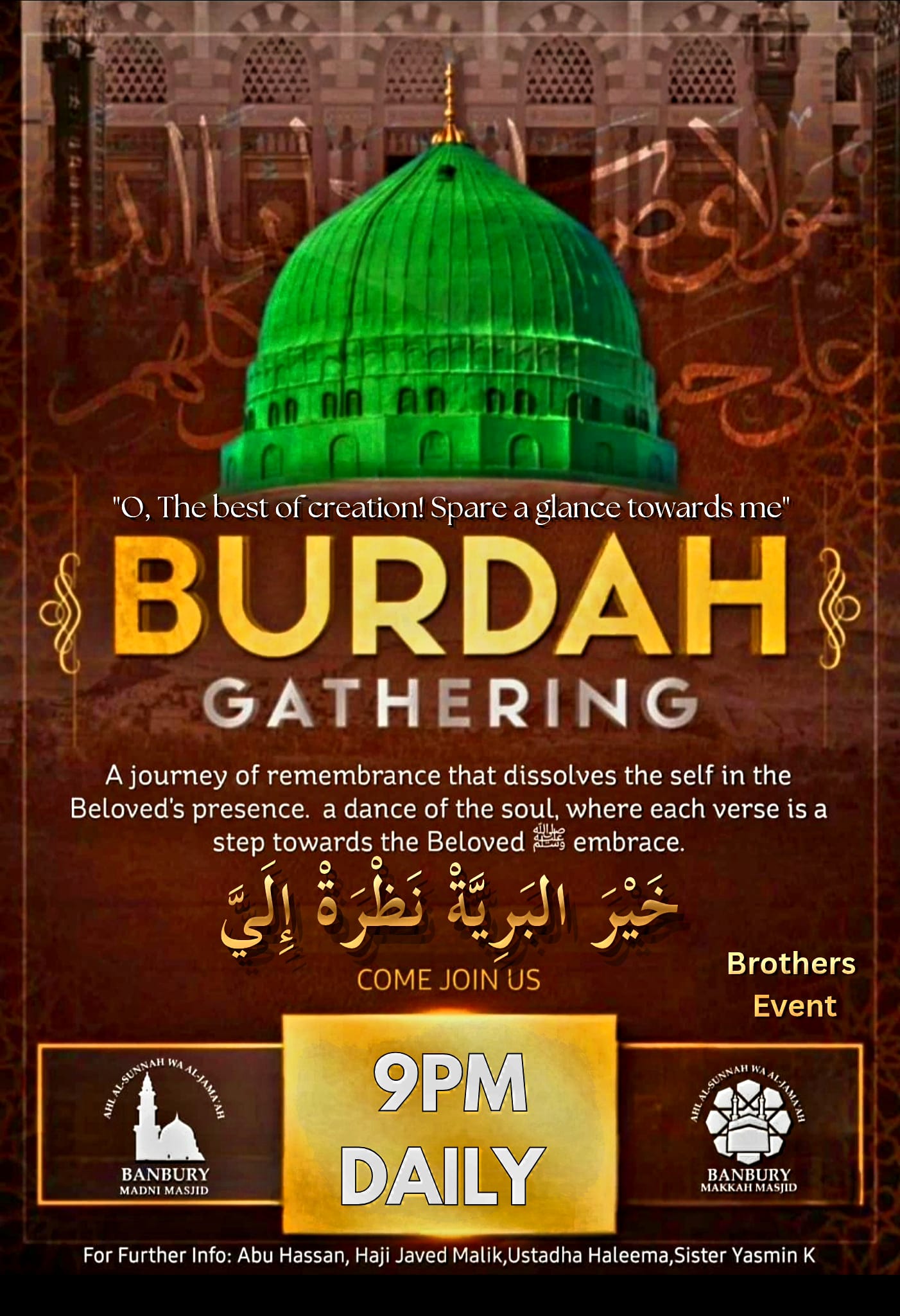 Daily Burdah Gathering