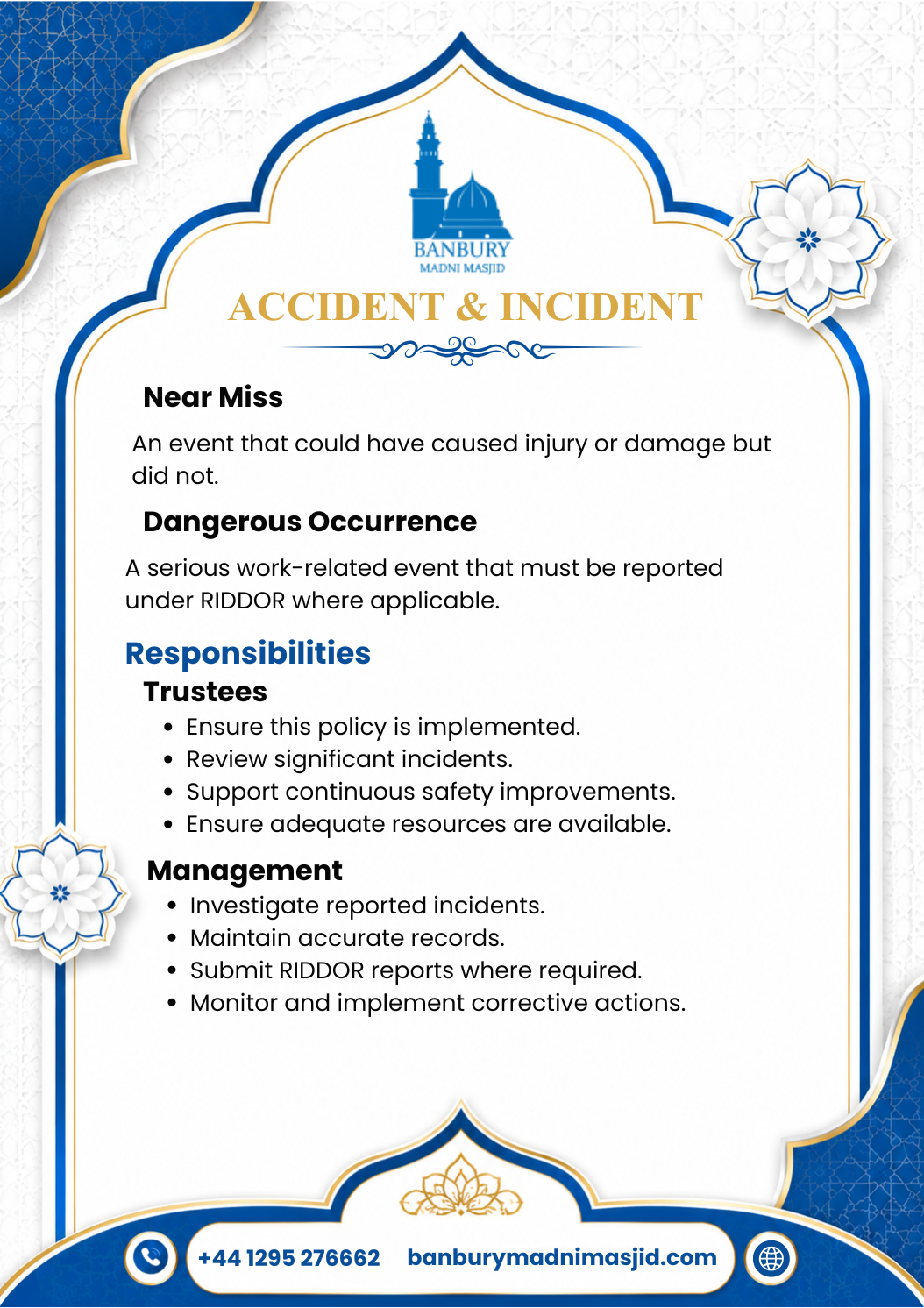 Accident & Incident Policy Page 3