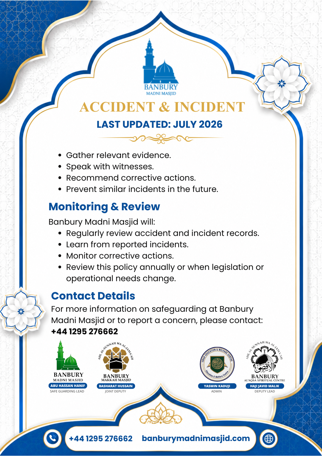 Accident & Incident Policy Page 6