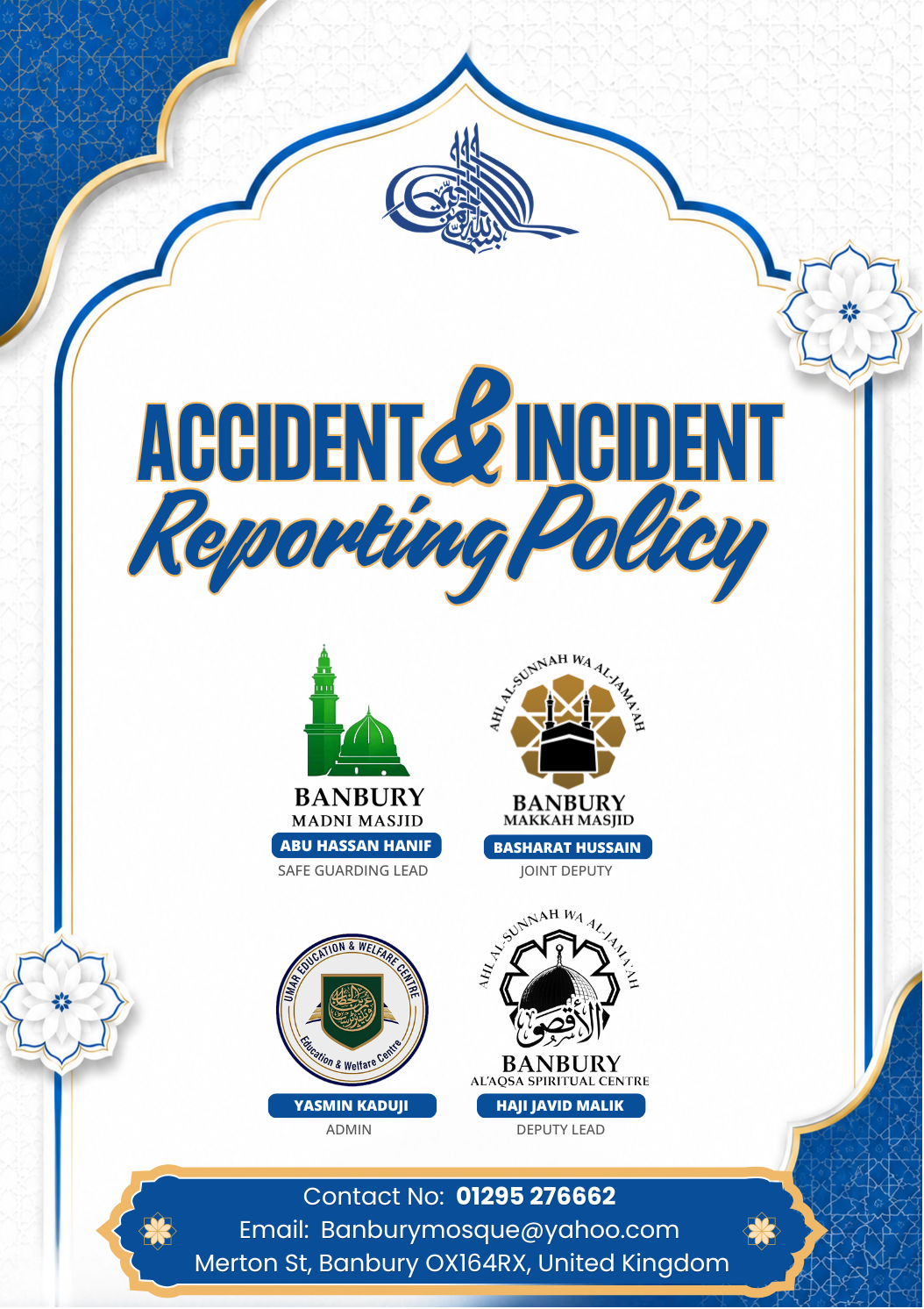 Accident & Incident Policy Cover