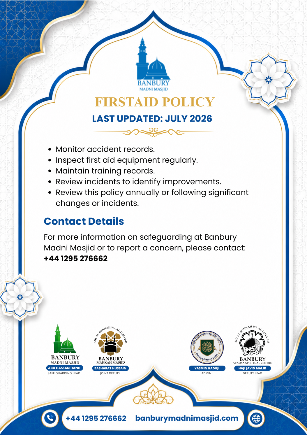 First Aid Policy Page 7