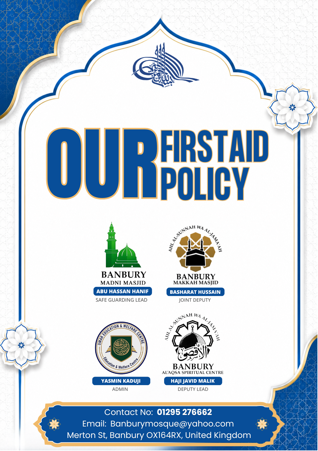First Aid Policy Cover