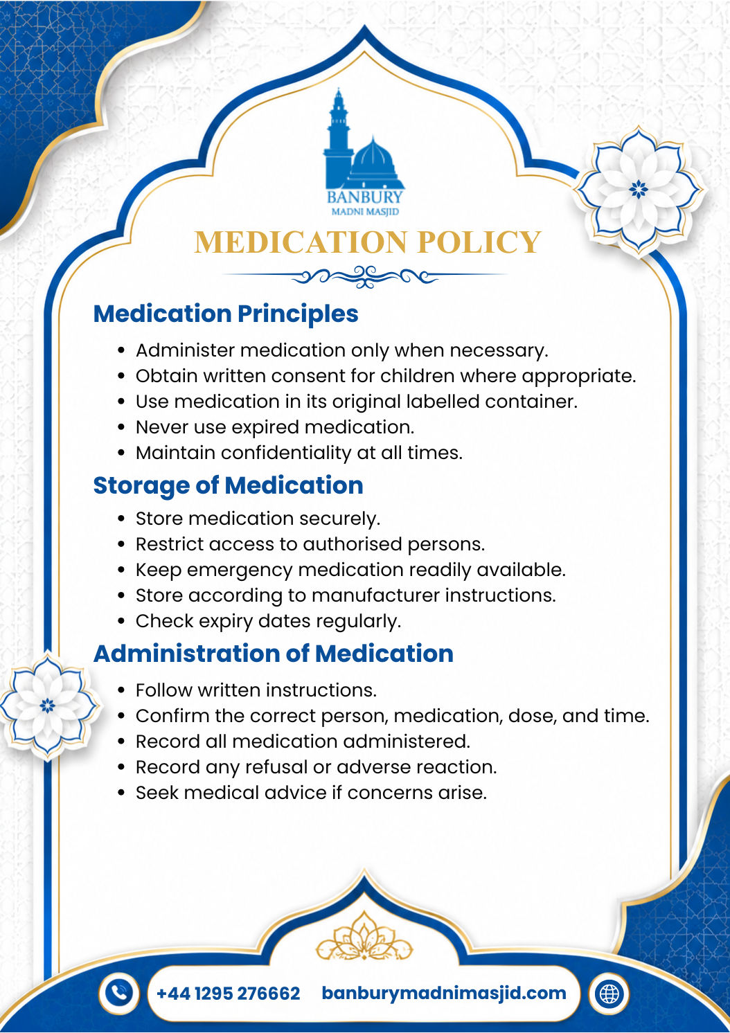 Medication Policy Page 3