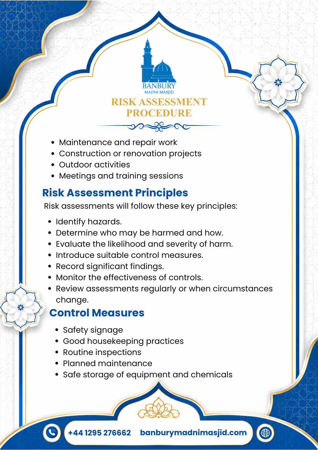 Risk Assessment Policy Page 3