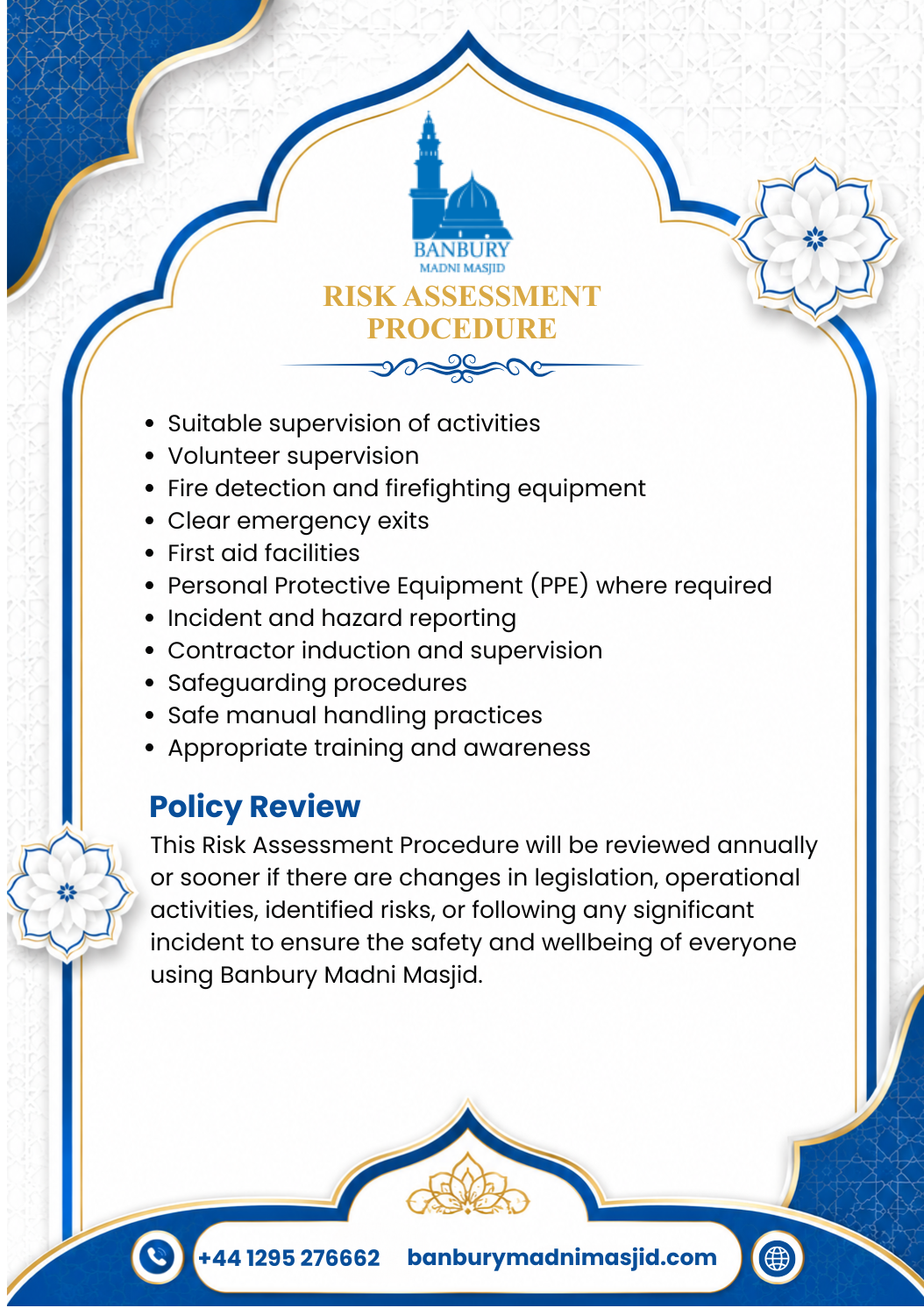 Risk Assessment Policy Page 4