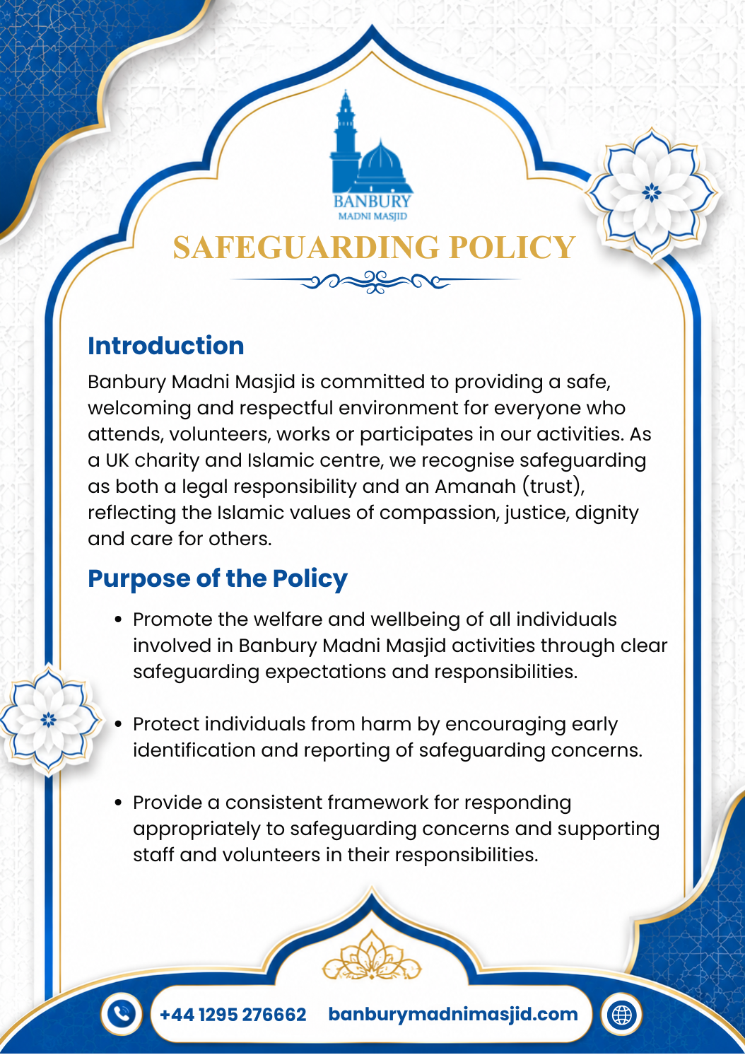 Safeguarding Policy Page 1