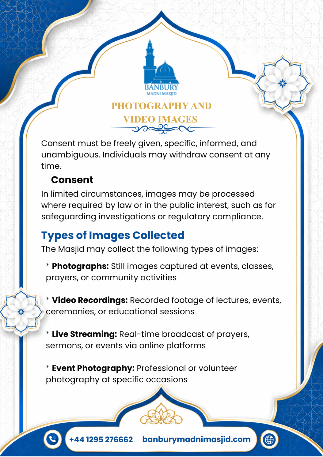 Photography and Video Images Policy Page 4