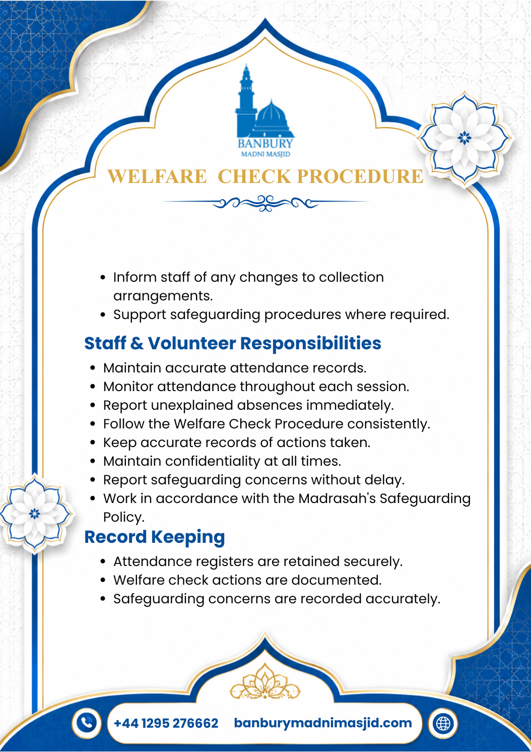 Welfare Check Procedure Policy Page 5