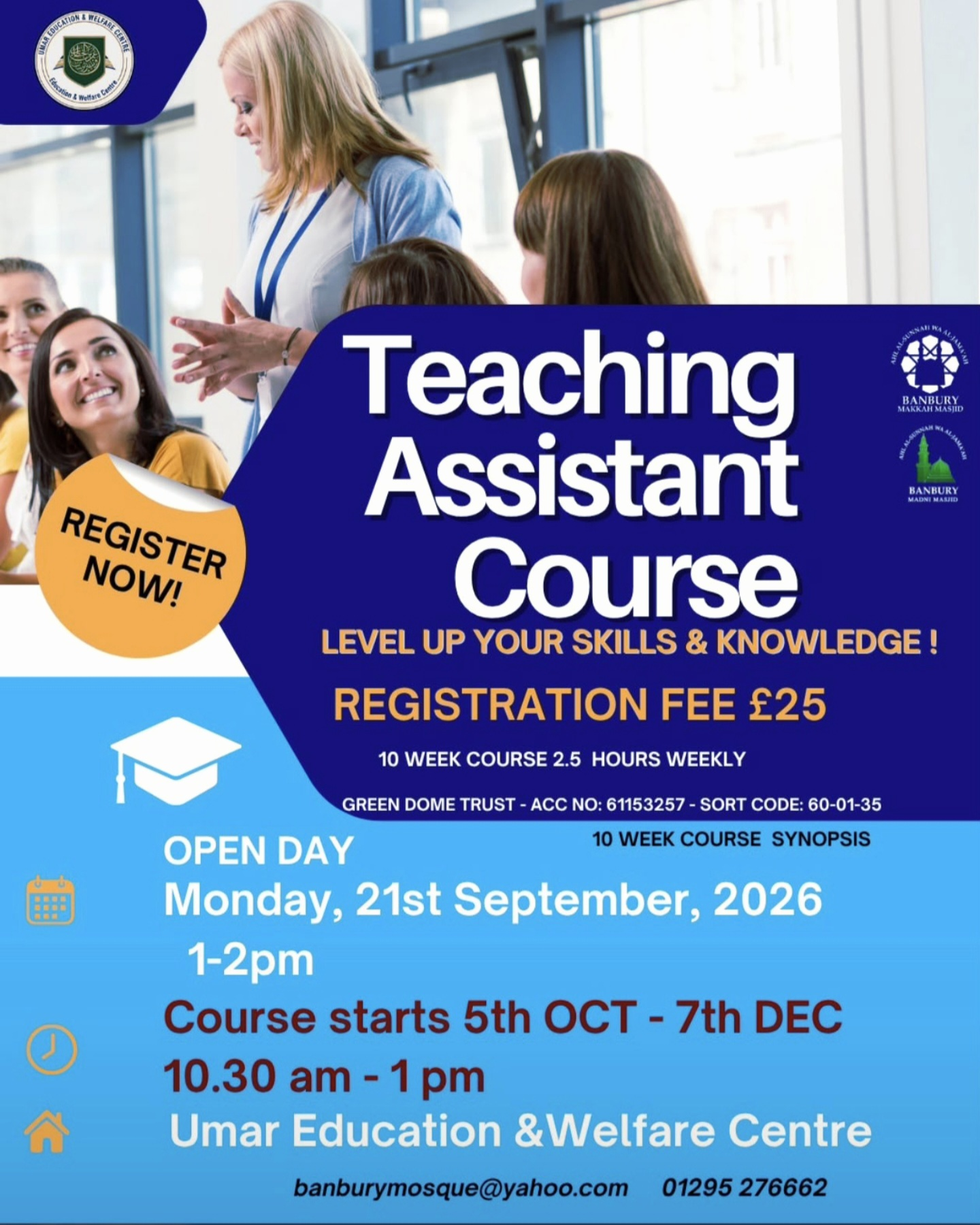 Teaching Assistant Course in Banbury