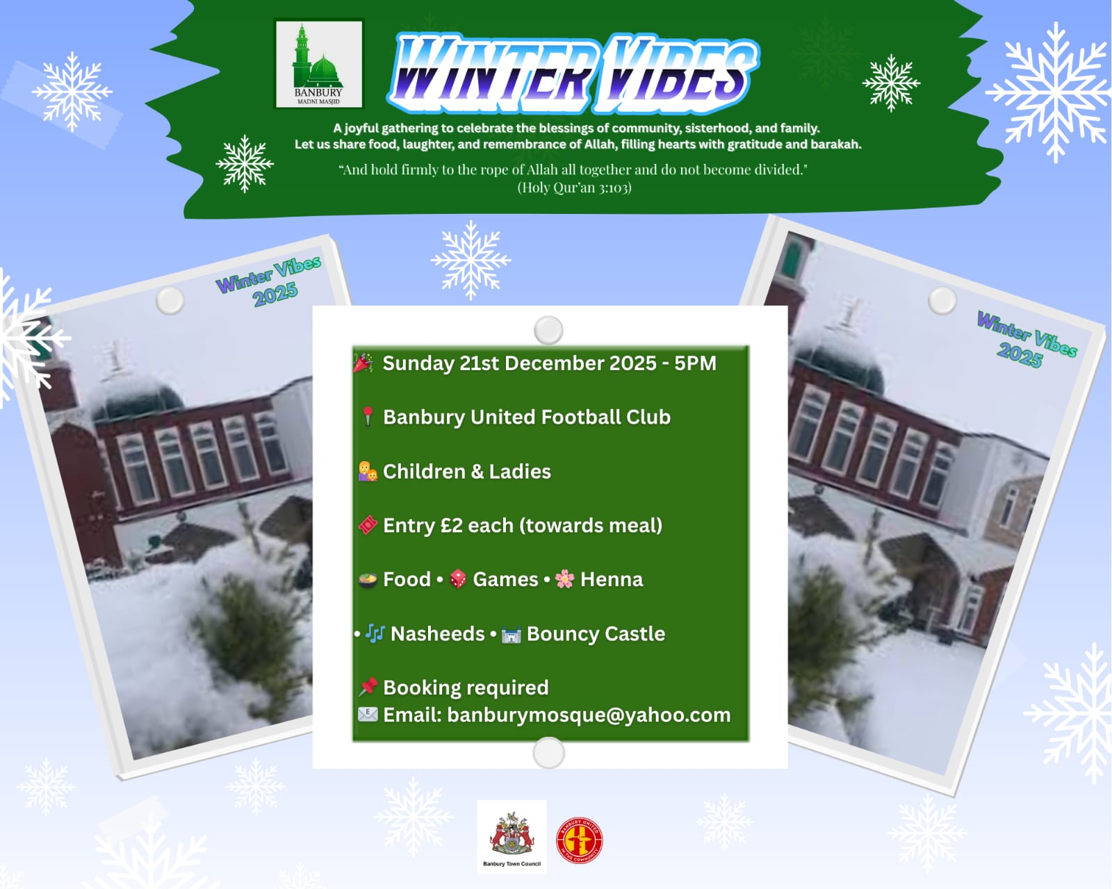 Winter Vibes | Community & Sisterhood Celebration | BMM